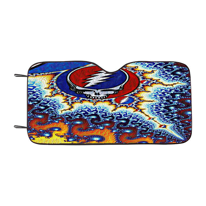 The Grateful Dead Logo Car Auto Sun Shade Windshield Cover