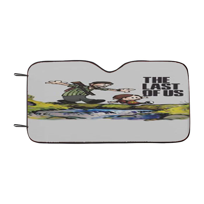 The Last Of Us As Calvin And Hobbes Car Auto Sun Shade Windshield Cover