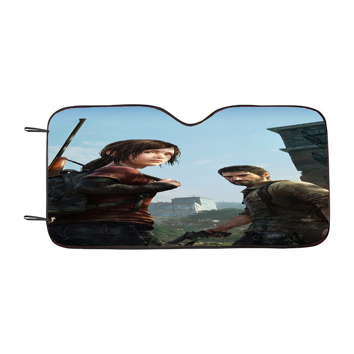The Last Of Us Ruined City Wallpaper Car Auto Sun Shade Windshield Cover