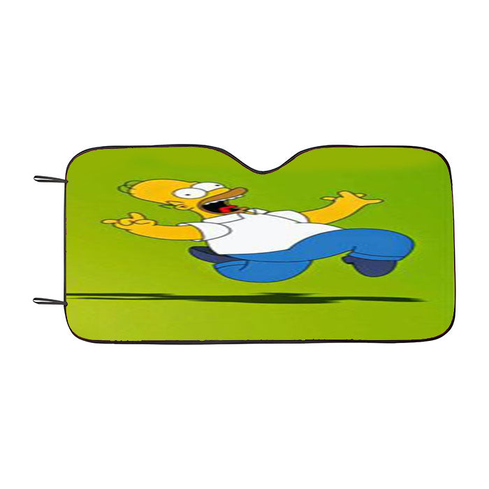 The Simpsons Homer Car Auto Sun Shade Windshield Cover