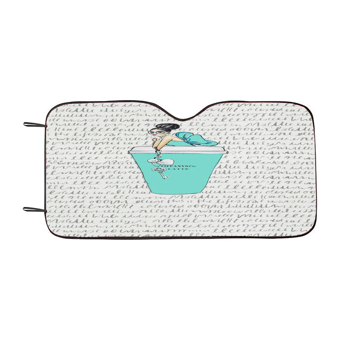 Tiffany And Co 2 Car Auto Sun Shade Windshield Cover