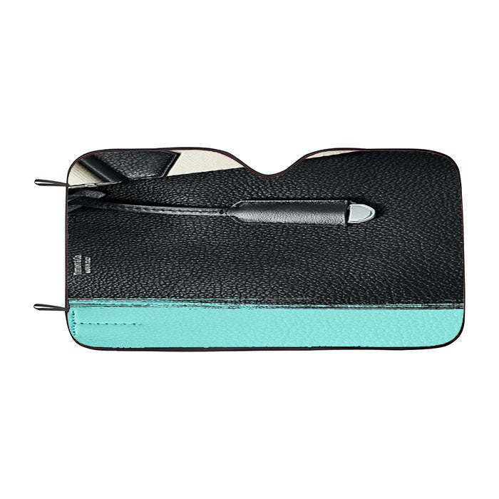Tiffany And Co Black Blue Paint Bags Car Auto Sun Shade Windshield Cover