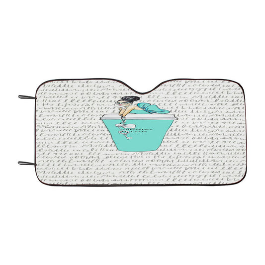 Tiffany And Co Sketch Car Auto Sun Shade Windshield Cover