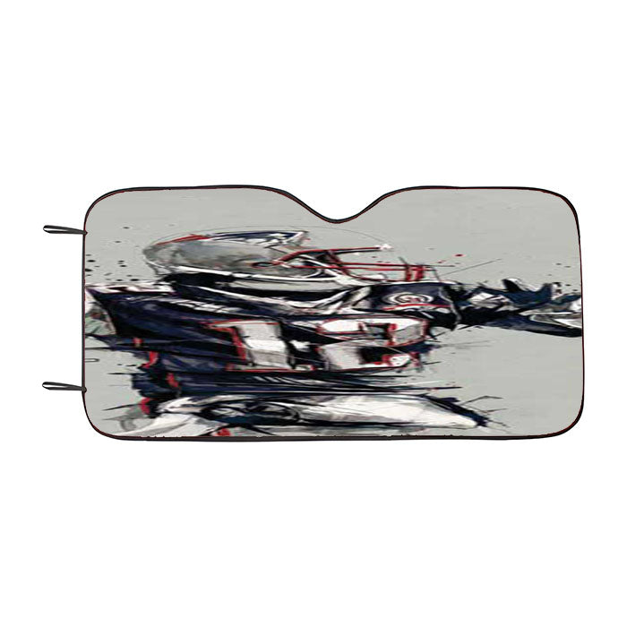 Tom Brady Sketch Car Auto Sun Shade Windshield Cover