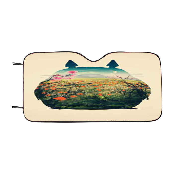 Totoro Landscape Car Auto Sun Shade Windshield Cover