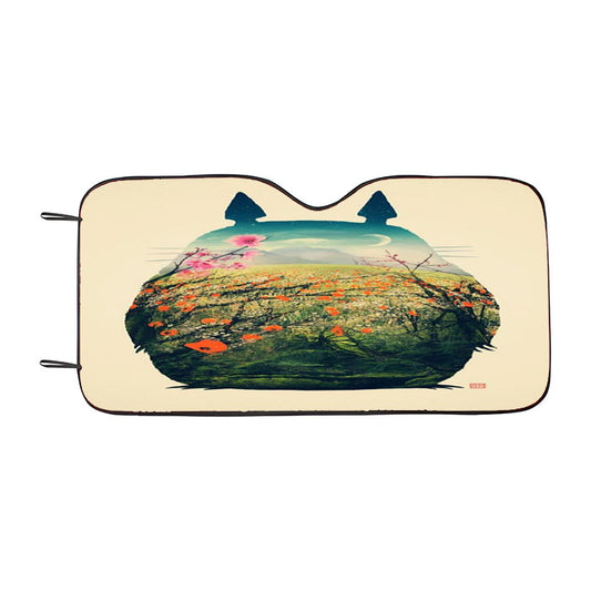 Totoro Studio Ghibli Car Auto Sun Shade Windshield Cover