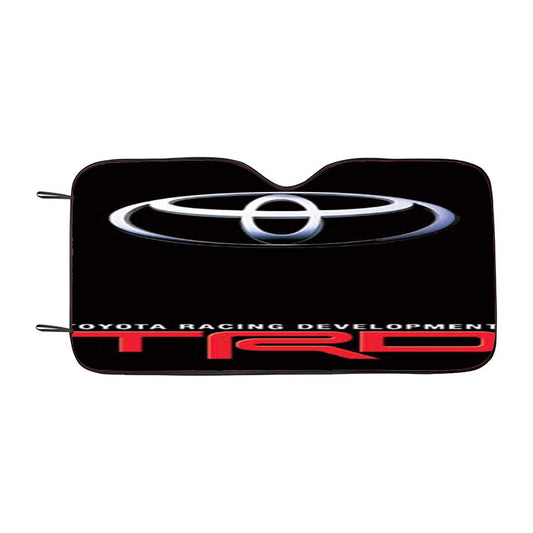 Toyota Trd Logo Red Car Auto Sun Shade Windshield Cover