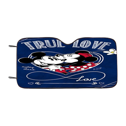 True Love Mickey & Minnie Car Auto Sun Shade Windshield Cover