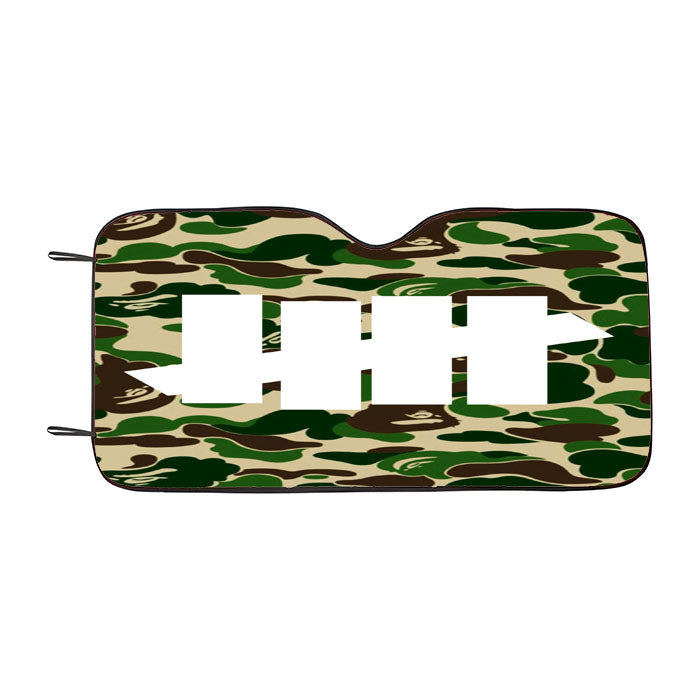 Undefeated Bape Shark Car Auto Sun Shade Windshield Cover