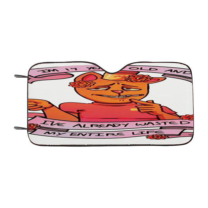 Undertale Burgerpants Car Auto Sun Shade Windshield Cover
