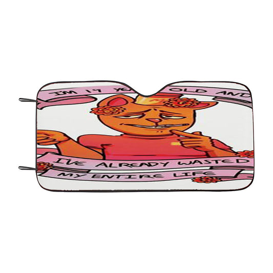 Undertale Burgerpants Car Auto Sun Shade Windshield Cover