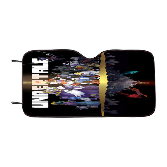 Undertale Characters Minecraftt Car Auto Sun Shade Windshield Cover