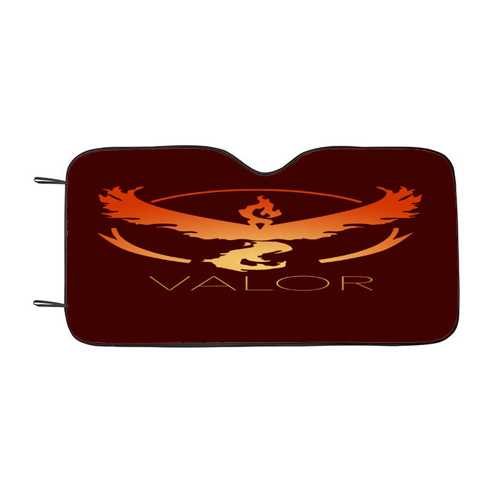 Valor Team Pokemon Car Auto Sun Shade Windshield Cover