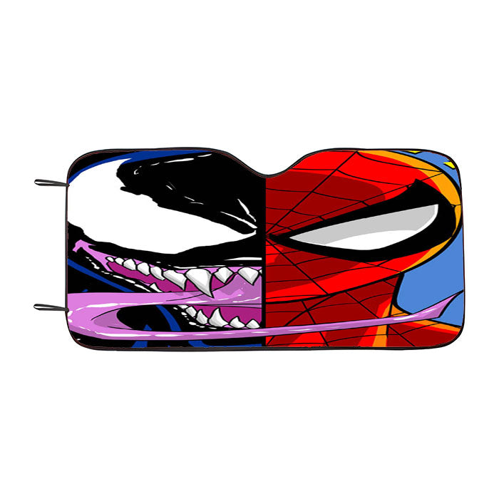 Venom Vs Spider Man Car Auto Sun Shade Windshield Cover
