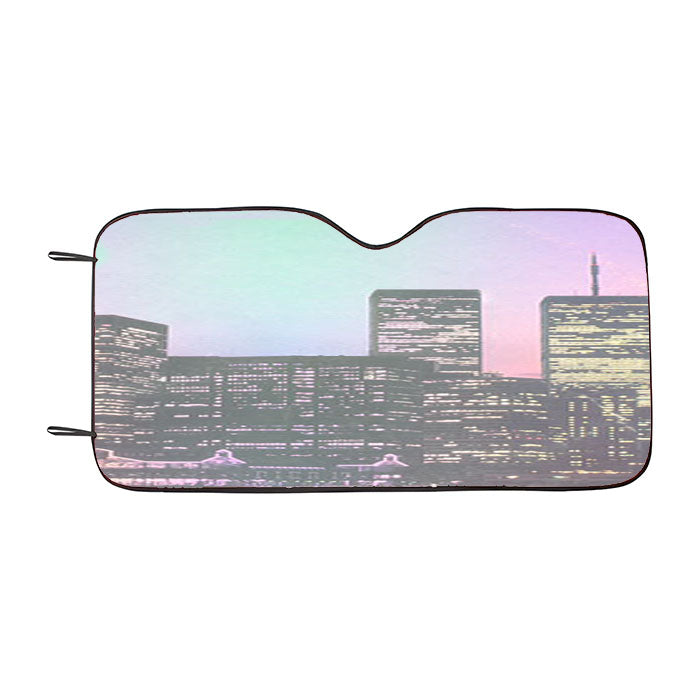 Vintage New York City Car Auto Sun Shade Windshield Cover