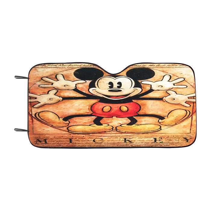 Vitruvian Mickey Mouse Car Auto Sun Shade Windshield Cover