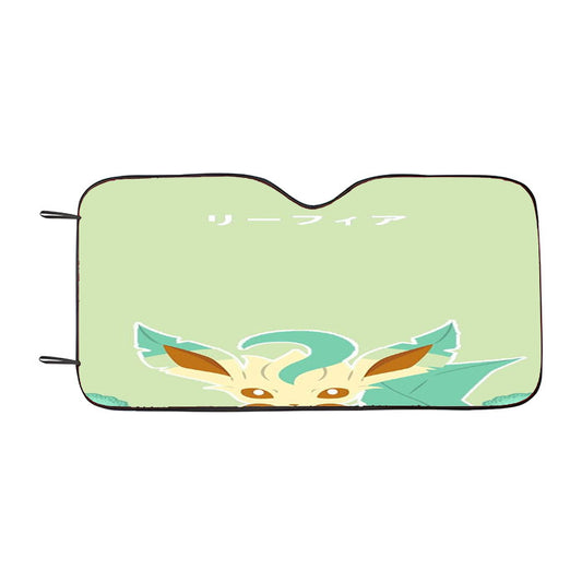 Wallpaper Pokemon Leafeon Art Car Auto Sun Shade Windshield Cover