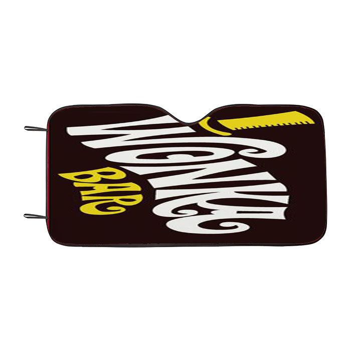 Wonka Bar Minimalist Car Auto Sun Shade Windshield Cover
