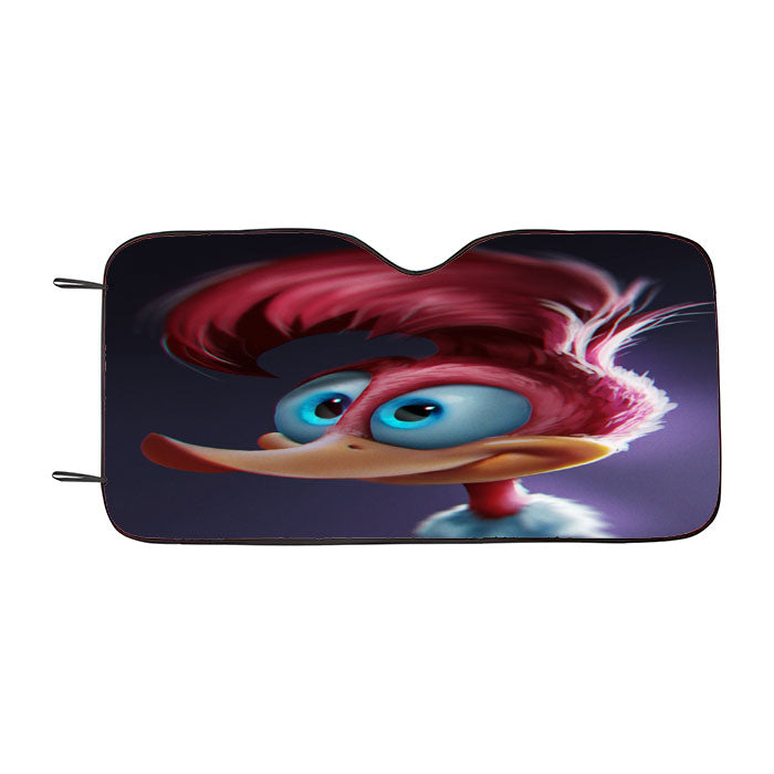 Woody Woodpecker Art Car Auto Sun Shade Windshield Cover
