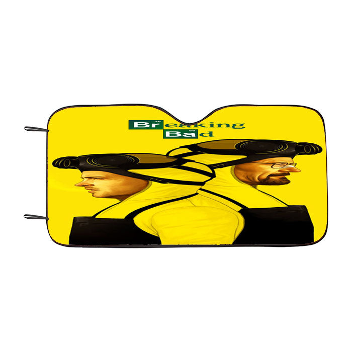Yellow Breaking Bad Car Auto Sun Shade Windshield Cover