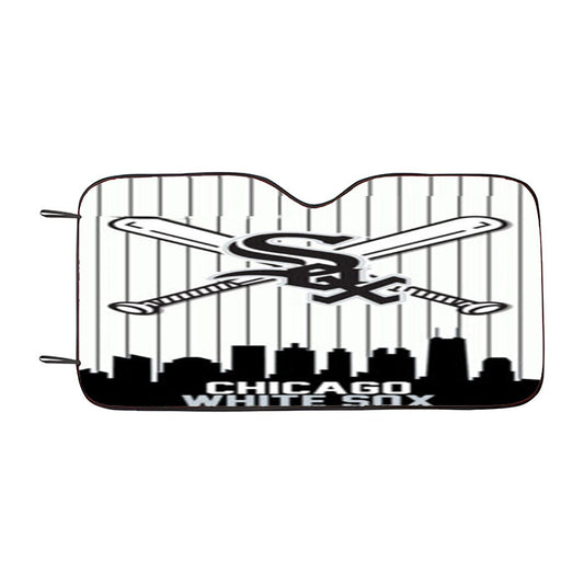 Chicago White Sox Baseball Jersey Logo Car Auto Sun Shade Windshield Cover
