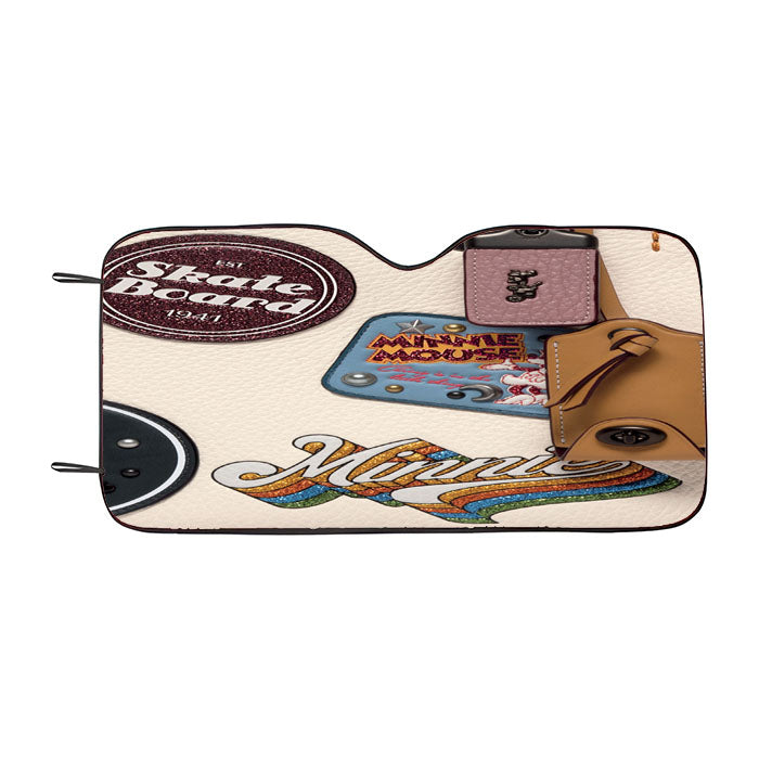 Coach Disney Patch Car Auto Sun Shade Windshield Cover