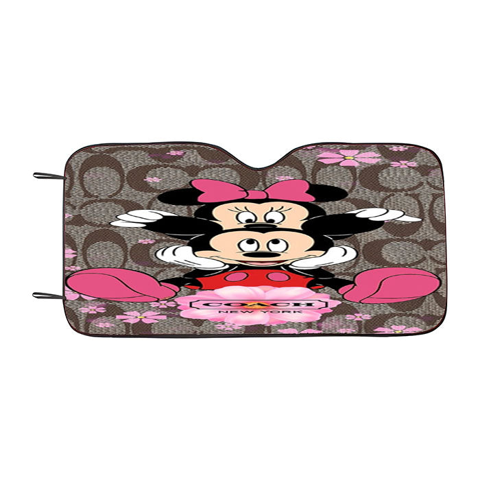 Coach Mickey Minnie Car Auto Sun Shade Windshield Cover