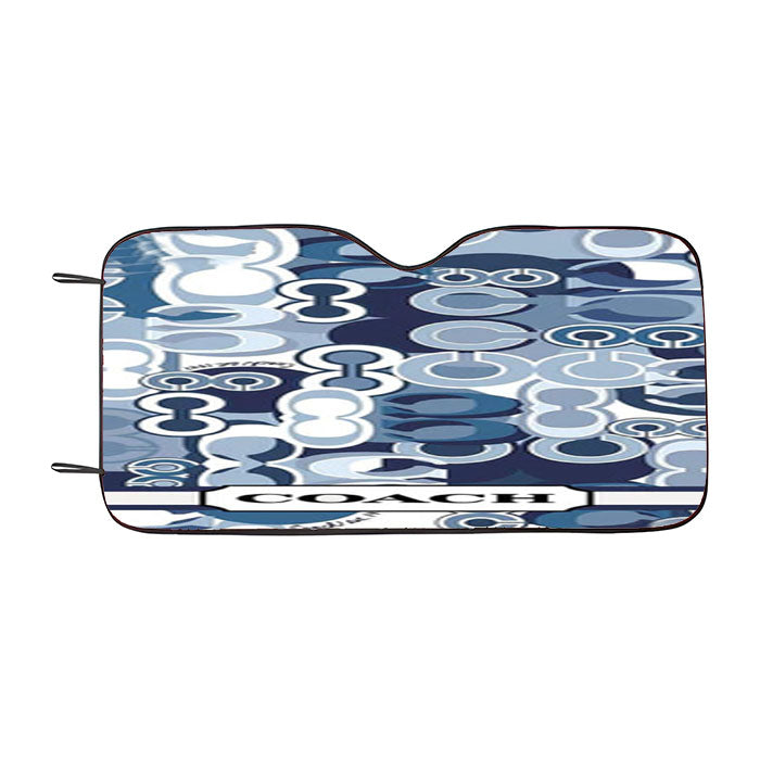 Coach New York Signature Car Auto Sun Shade Windshield Cover