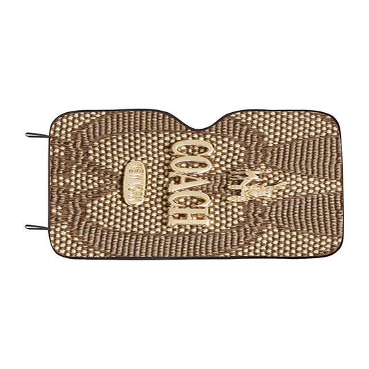 Coach Wallet 2 Car Auto Sun Shade Windshield Cover