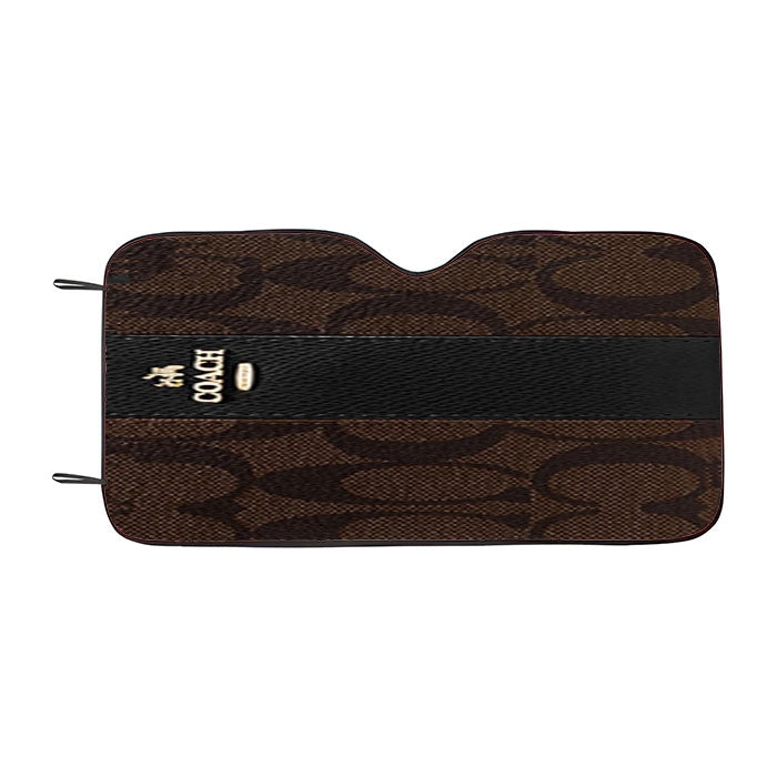 Coach Wallet Pattern Car Auto Sun Shade Windshield Cover