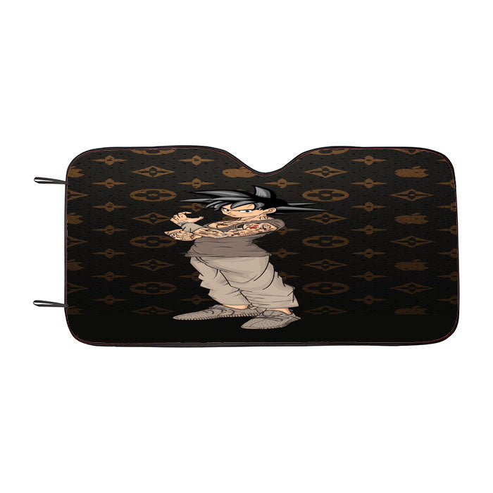 Dragon Ball Son Goku Louis Vuitton Car Auto Sun Shade Windshield Cover