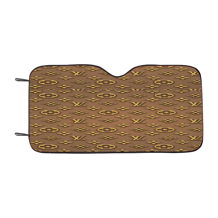 Emboss Louis Vuitton Car Auto Sun Shade Windshield Cover