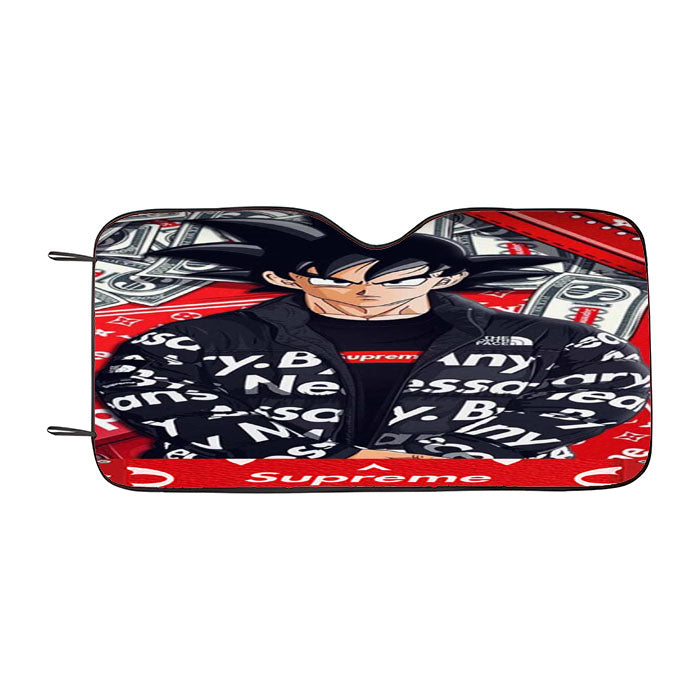 Goku In Supreme Louis Vuitton Mode Car Auto Sun Shade Windshield Cover