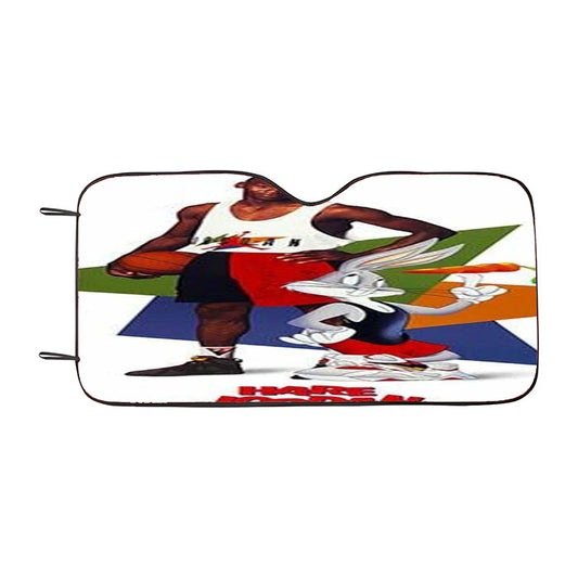 Looney Tunes Nike Michael Jordan Car Auto Sun Shade Windshield Cover