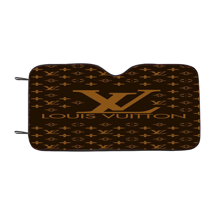 Louis Vuitton Brown Pattern Car Auto Sun Shade Windshield Cover