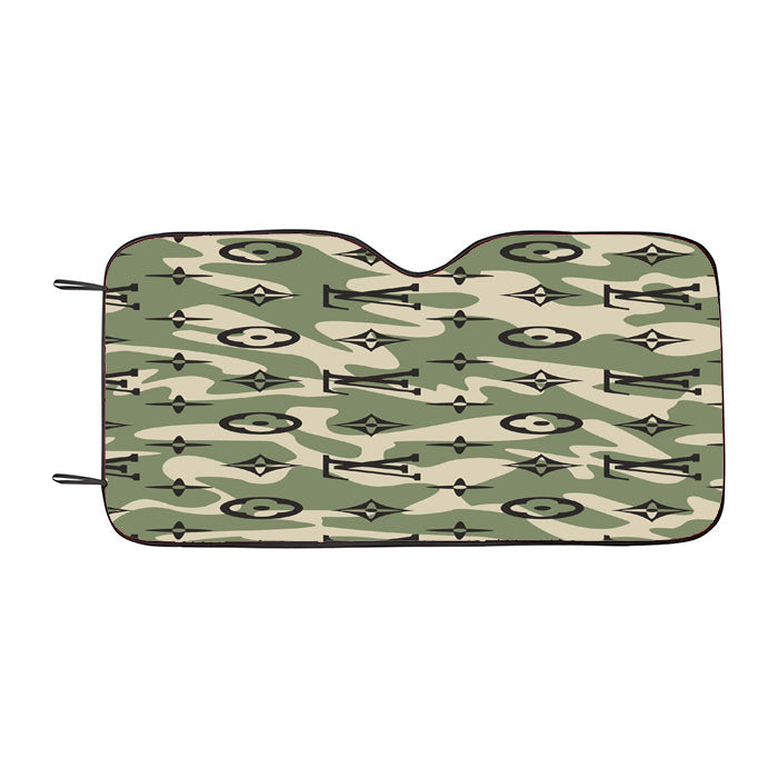 Louis Vuitton Camo Car Auto Sun Shade Windshield Cover