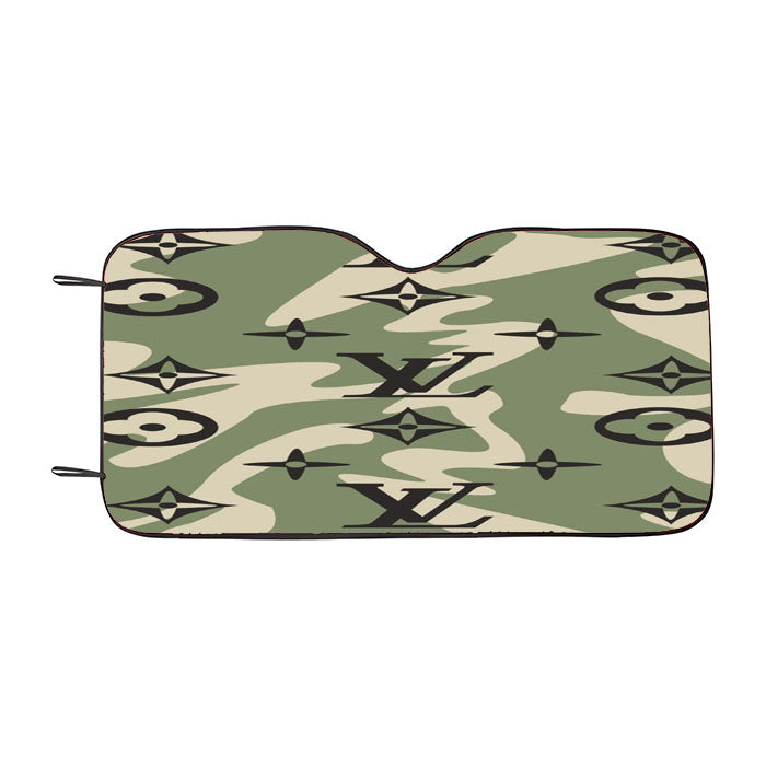 Louis Vuitton Camo 2 Car Auto Sun Shade Windshield Cover