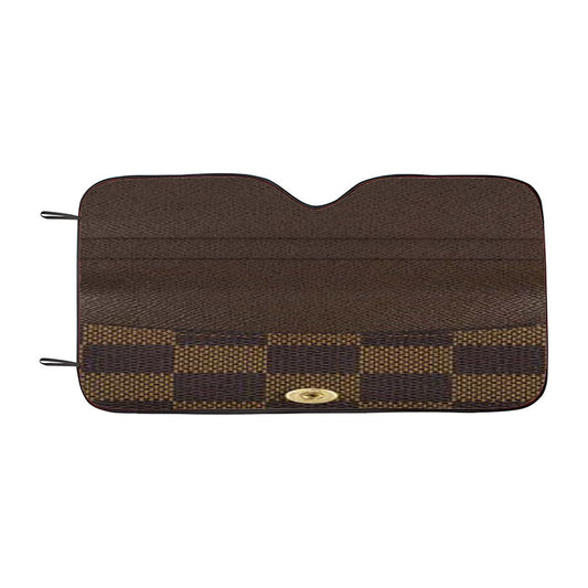 Louis Vuitton Damier Car Auto Sun Shade Windshield Cover