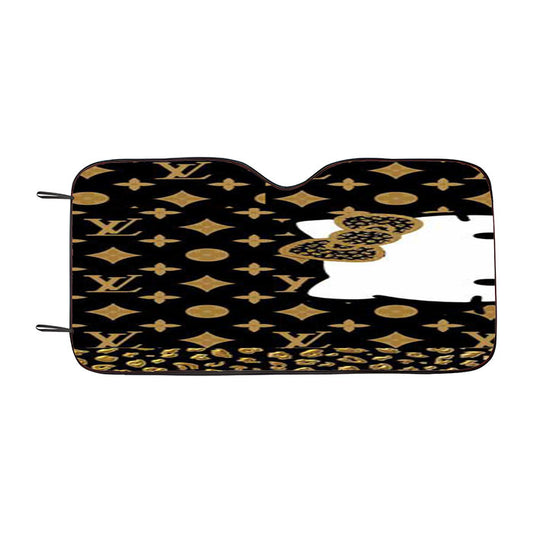 Louis Vuitton Hello Kitty Car Auto Sun Shade Windshield Cover