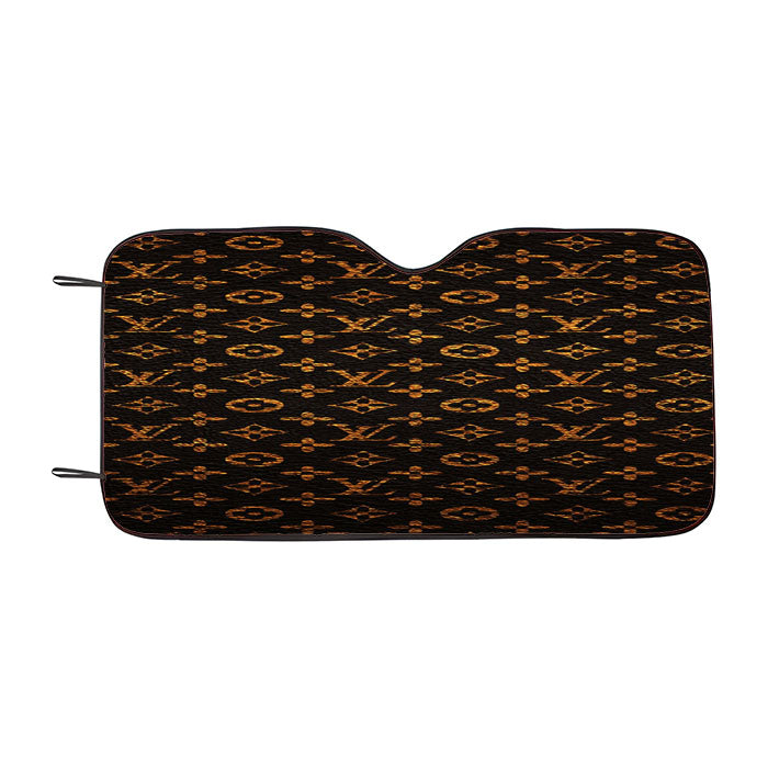 Louis Vuitton Leather Pattern Car Auto Sun Shade Windshield Cover