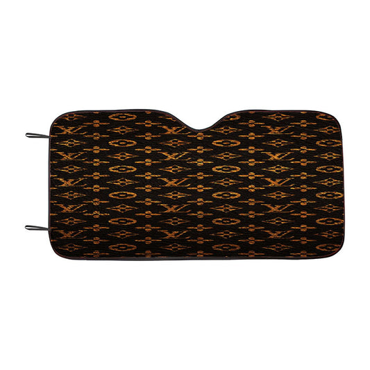 Louis Vuitton Leather Pattern Car Auto Sun Shade Windshield Cover