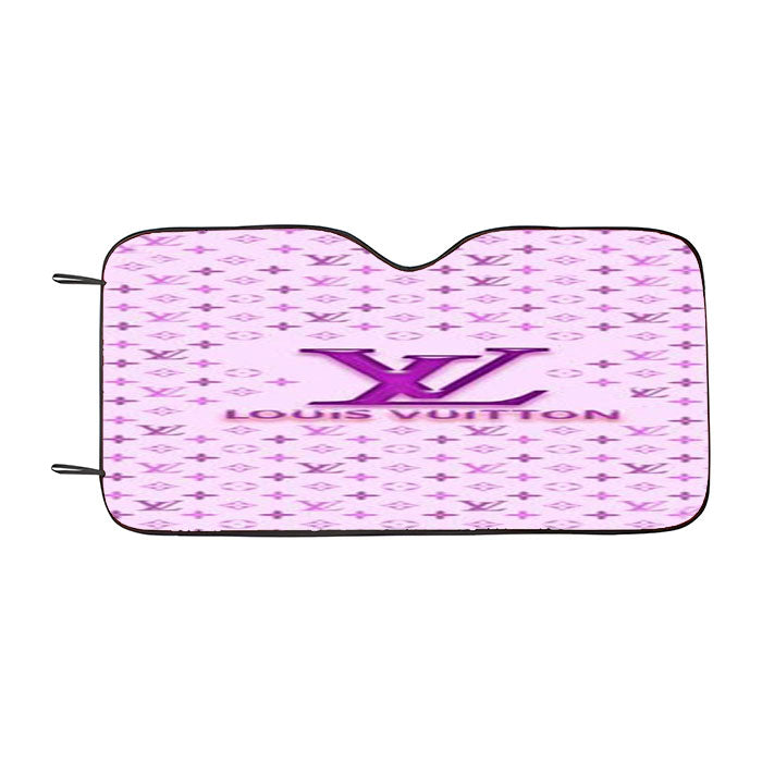 Louis Vuitton Logo Purple Car Auto Sun Shade Windshield Cover