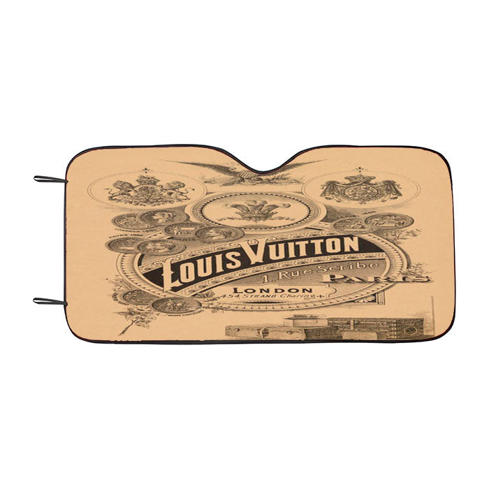 Louis Vuitton London Paris Vintage Retro Car Auto Sun Shade Windshield Cover