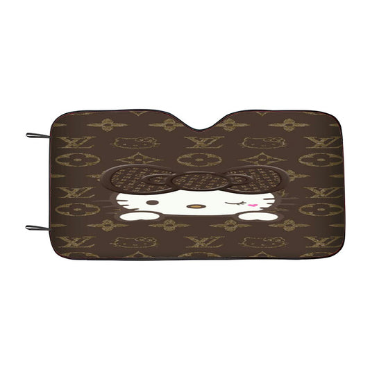 Louis Vuitton Mickey Mouse Car Auto Sun Shade Windshield Cover
