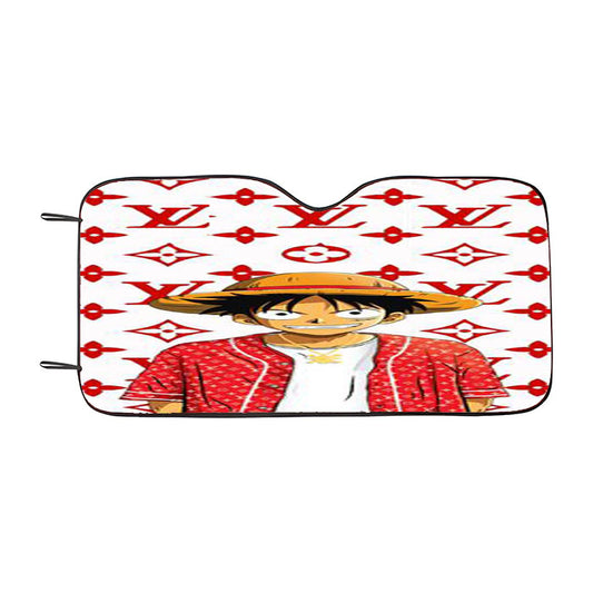 Louis Vuitton Mugiwara No Luffy Car Auto Sun Shade Windshield Cover