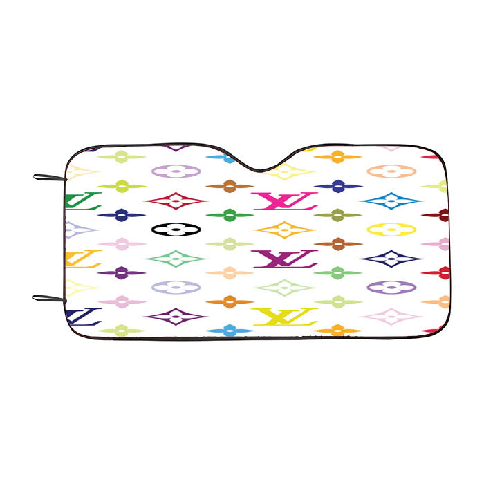 Louis Vuitton Multicolor Car Auto Sun Shade Windshield Cover