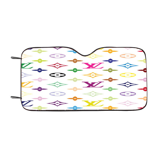 Louis Vuitton Multicolor Car Auto Sun Shade Windshield Cover