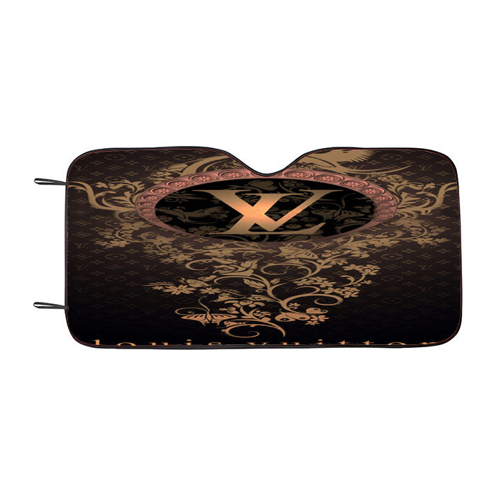 Louis Vuitton Ornament Car Auto Sun Shade Windshield Cover