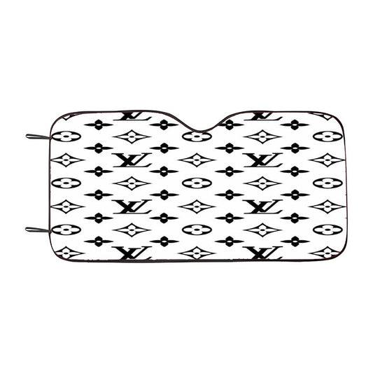 Louis Vuitton Pattern Creative Car Auto Sun Shade Windshield Cover