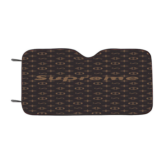 Louis Vuitton Supreme Car Auto Sun Shade Windshield Cover